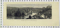 Original Old Antique Print View New Bridge Aar River Berne Switzerland
