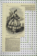 Old Antique Print Miss Wyndham Olinska Burlesque Mazeppa Olympic Theatre