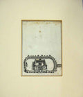 Original Old Antique Print View Fort Towers Social History