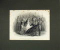 Original Old Antique Print 1855 Majesty Queen Distributing Crimean Medals Prin