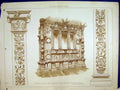 Old Antique Print National Silver Medal Drawings 1897 Limoges Cathedral 19th