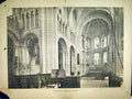 Original Old Antique Print 1904 Interior View St Georges De Boscherville Choir
