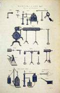 Old Antique Print Electricity C1820 Theory Points Thunder Torpedo Machine 19th