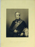 Original Old Antique Print Portrait General Sir Henry Havelock C1830 19th