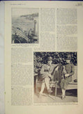 Old Vintage Print Queen Norway Prince Olav 1925 American Trenton Tilbury 20th