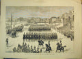 Old Antique Print Royal Review Troops Egypt Horse Guard Parade 1882 War 19th