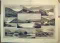 Old Antique Print 1880 Railway Oban Train Loch Awe Glen Ogle Dochart Earn 19th