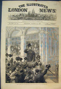 Original Old Antique Print 1873 Grand National Hunt Bristol Races Prince Wales