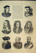 Old Antique Print Duke York 1892 King Edward Henry Charles James George 19th