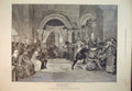 Old Antique Print 1892 Scene Beerbohm Tree King Hamlet Haymarket Theatre 19th