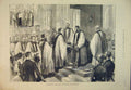 Antique Old Print *0023 1884 Enthronement Bishop Southwell Nottinghamshire