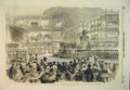 Old Antique Print 1856 Inauguration Peace Trophy Scutari Monument Crystal 19th
