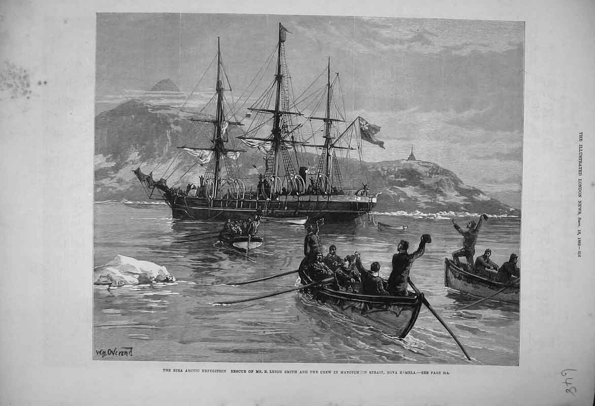 Antique Print Ref.367 Afghan War 1879 Disaster Hussars Cabul River Simpson