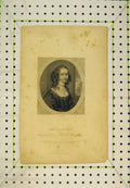 Original Old Antique Print Portrait Anne Clifford Countess Dorset Woman