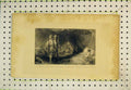 Original Old Antique Print Sir Kenneth Baron Gilsland Sier Sleeping Tent