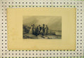 Old Antique Print Prince Charles Edward Taking Leave Adherents Boat River