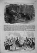 Old Antique Print 1854 Lord Mayor Victory Alma Dinner London Tavern War 19th