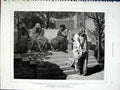 Original Old Antique Print Garden Gethsemane By Cuthbert 1877 Fine Ar Victorian