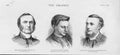 Original Old Antique Print Portraits Rev Temple Sidney Thomas Rev Bickersmith