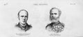 Original Old Antique Print Portraits F J Fargus Maj John Mcblain