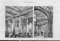 Original Old Antique Print Metroploe Hotel Northumberland Ave London 1885 19th
