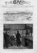 Old Antique Print Particular Service Squadron Bantry Bay Ireland 1885 Shi 19th