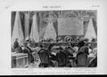 Original Old Antique Print Behring Sea Arbritation Court Paris 1893 Victorian