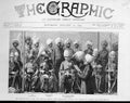 Original Old Antique Print Installation Khan Khelat & Sir James Browne 1894