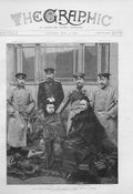 Original Old Antique Print Queen Victoria & Family Group At Coburg 1894 19th