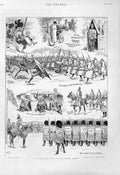 Original Old Antique Print Our Bullet ProArmy 1894 19th Century