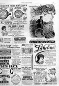 Original Old Antique Print Columbia Bicycles 1896 Advertisment 19th