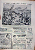 Old Antique Print Lindsay Irish Linens Robinson & Cleaver Belfast 1896 A 19th