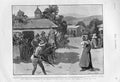 Original Old Antique Print Beating The Bboers At Their Own Game Boer Wa