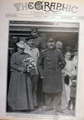 Original Old Antique Print General Stoessel Defender Port Arthur 1905 20th