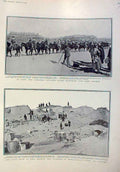 Original Old Antique Print Final Blow At Port Arthur & Other War Scenes 1905
