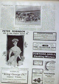Original Old Antique Print Hereford Auto Club Petrol Consumption Trial 1905 Cars