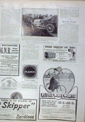Original Old Antique Print Motor Car Accident In Milan Rome Race 1905 20th