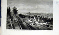 Original Old Antique Print Bay Mount St Michael Normandy 1874 19th