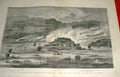 Original Old Antique Print Attack On Sekukuni'S Strongh1880 S. Africa Victorian