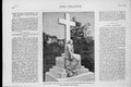 Old Antique Print Monument Princess Hohenlohe Langenburg Queens Half Sist