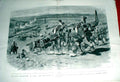 Old Antique Print Field Battery Eklephants Take Fright At Passing Train