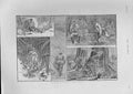 Original Old Antique Print Shooting Bush Fowl West Africa 1892 19th
