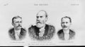 Original Old Antique Print Sherriff Wilkin Renals & Mayor Knill 1892 London