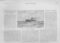 Original Old Antique Print Royal Mail Steam Packet Nile Ships 1893 Victorian