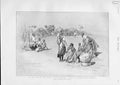 Original Old Antique Print Rhodesai A Group Bechuana At Ramoutsa 1896 Victorian