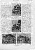 Original Old Antique Print Swiss Exhibition At Geneva 1896 19th