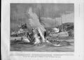 Original Old Antique Print Sea Fight Sebastopol Mutineers Beaten 1905 Ships 20th