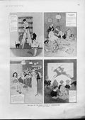 Original Old Antique Print Child Period 1905 Studies At Christmas 20th Century
