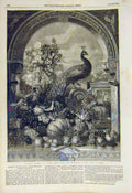 Original Old Antique Print 1855 HarLance Royal Academy Fine Art 19th