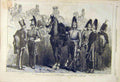 Original Old Antique Print 1855 Cvalry Artillery Reinforcements War Lancers 19th